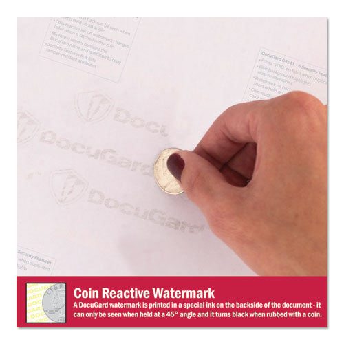 DocuGard™ wholesale. Medical Security Papers, 24lb, 8.5 X 11, Blue, 500-ream. HSD Wholesale: Janitorial Supplies, Breakroom Supplies, Office Supplies.