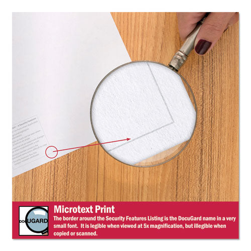 DocuGard™ wholesale. Medical Security Papers, 24lb, 8.5 X 11, Blue, 500-ream. HSD Wholesale: Janitorial Supplies, Breakroom Supplies, Office Supplies.