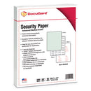 DocuGard™ wholesale. Medical Security Papers, 24lb, 8.5 X 11, Green, 500-ream. HSD Wholesale: Janitorial Supplies, Breakroom Supplies, Office Supplies.