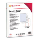 DocuGard™ wholesale. Medical Security Papers, 24lb, 8.5 X 11, Blue, 500-ream. HSD Wholesale: Janitorial Supplies, Breakroom Supplies, Office Supplies.