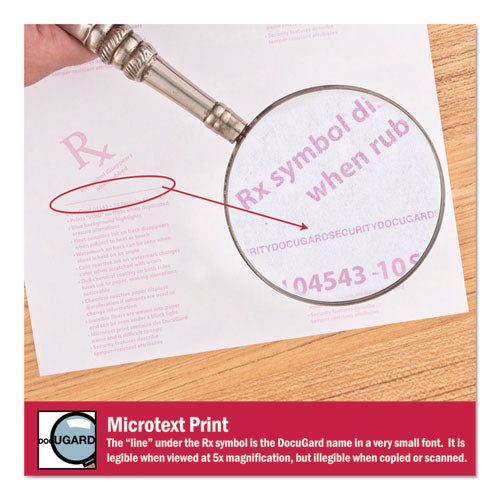 DocuGard™ wholesale. Medical Security Papers, 24lb, 8.5 X 11, Blue, 500-ream. HSD Wholesale: Janitorial Supplies, Breakroom Supplies, Office Supplies.