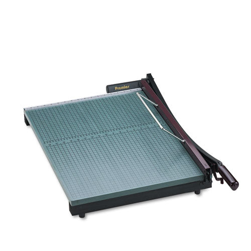 Premier® wholesale. Stakcut Paper Trimmer, 30 Sheets, Wood Base, 19" X 24-7-8". HSD Wholesale: Janitorial Supplies, Breakroom Supplies, Office Supplies.