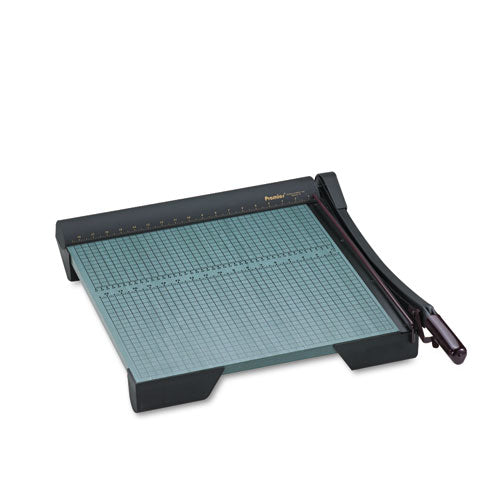 Premier® wholesale. The Original Green Paper Trimmer, 20 Sheets, Wood Base, 19 1-8" X 21 1-8". HSD Wholesale: Janitorial Supplies, Breakroom Supplies, Office Supplies.