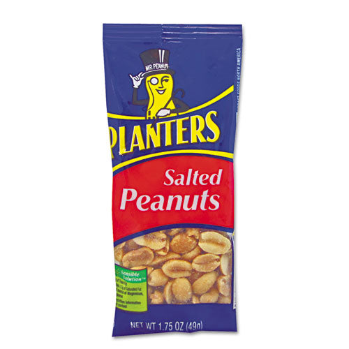 Planters® wholesale. Salted Peanuts, 1.75 Oz, 12-box. HSD Wholesale: Janitorial Supplies, Breakroom Supplies, Office Supplies.