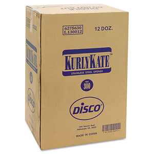 Kurly Kate® wholesale. Stainless Steel Scrubbers, Medium, Steel Gray, 12-carton. HSD Wholesale: Janitorial Supplies, Breakroom Supplies, Office Supplies.