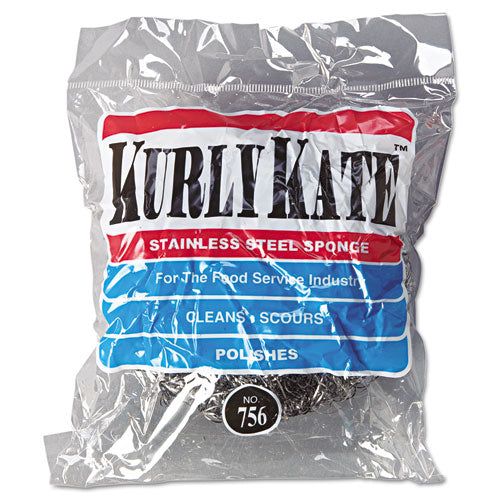 Kurly Kate® wholesale. Stainless Steel Scrubbers, Large, Steel Gray, 12 Scrubbers-bag, 6 Bags-carton. HSD Wholesale: Janitorial Supplies, Breakroom Supplies, Office Supplies.