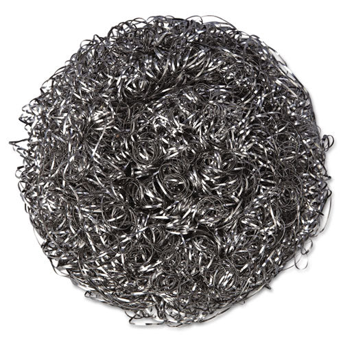 Kurly Kate® wholesale. Stainless Steel Scrubbers, Large, Steel Gray, 12 Scrubbers-bag, 6 Bags-carton. HSD Wholesale: Janitorial Supplies, Breakroom Supplies, Office Supplies.