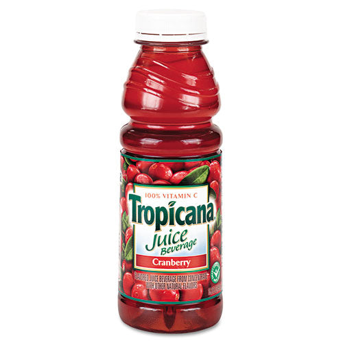 Tropicana® wholesale. Juice Beverage, Cranberry, 15.2oz Bottle, 12-carton. HSD Wholesale: Janitorial Supplies, Breakroom Supplies, Office Supplies.
