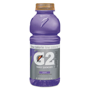 Gatorade® wholesale. G2 Perform 02 Low-calorie Thirst Quencher, Grape, 20 Oz Bottle, 24-carton. HSD Wholesale: Janitorial Supplies, Breakroom Supplies, Office Supplies.