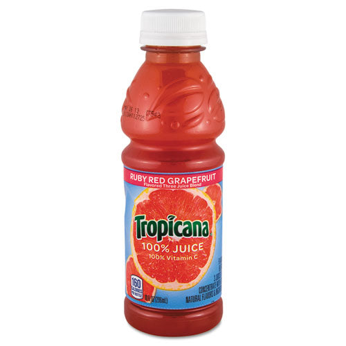 Tropicana® wholesale. 100% Juice, Ruby Red Grapefruit, 10oz Bottle, 24-carton. HSD Wholesale: Janitorial Supplies, Breakroom Supplies, Office Supplies.