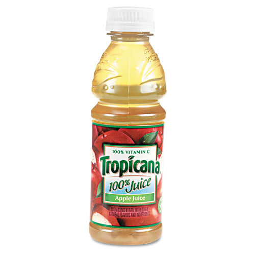 Tropicana® wholesale. 100% Juice, Apple, 10oz Bottle, 24-carton. HSD Wholesale: Janitorial Supplies, Breakroom Supplies, Office Supplies.