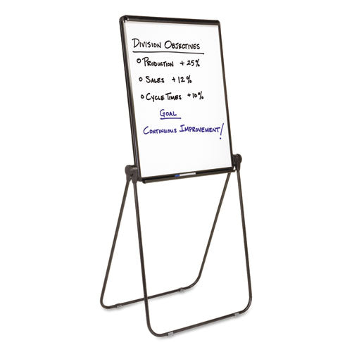 Quartet® wholesale. Ultima Presentation Easel, 27 X 34, White Surface, Black Frame. HSD Wholesale: Janitorial Supplies, Breakroom Supplies, Office Supplies.