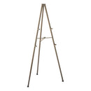 Quartet® wholesale. Tripod Display Easel, 72" High, Steel, Bronze. HSD Wholesale: Janitorial Supplies, Breakroom Supplies, Office Supplies.