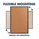 Quartet® wholesale. Classic Series Cork Bulletin Board, 24x18, Black Aluminum Frame. HSD Wholesale: Janitorial Supplies, Breakroom Supplies, Office Supplies.