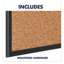 Quartet® wholesale. Classic Series Cork Bulletin Board, 24x18, Black Aluminum Frame. HSD Wholesale: Janitorial Supplies, Breakroom Supplies, Office Supplies.