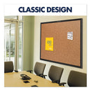 Quartet® wholesale. Classic Series Cork Bulletin Board, 36x24, Black Aluminum Frame. HSD Wholesale: Janitorial Supplies, Breakroom Supplies, Office Supplies.
