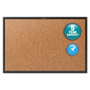 Quartet® wholesale. Classic Series Cork Bulletin Board, 48x36, Black Aluminum Frame. HSD Wholesale: Janitorial Supplies, Breakroom Supplies, Office Supplies.
