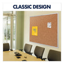 Quartet® wholesale. Classic Series Cork Bulletin Board, 60 X 36, Silver Aluminum Frame. HSD Wholesale: Janitorial Supplies, Breakroom Supplies, Office Supplies.