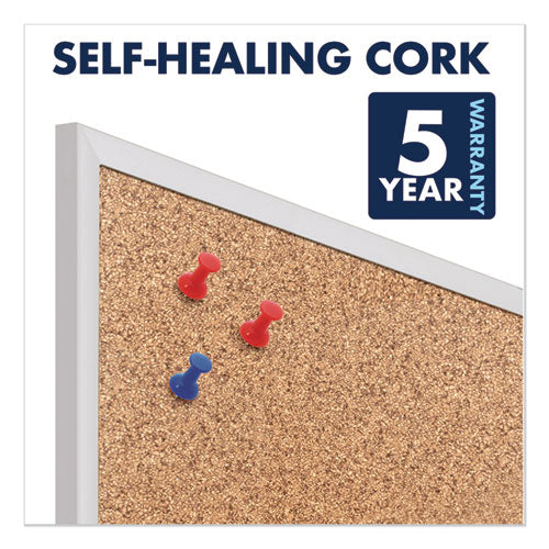 Quartet® wholesale. Classic Series Cork Bulletin Board, 96 X 48, Silver Aluminum Frame. HSD Wholesale: Janitorial Supplies, Breakroom Supplies, Office Supplies.