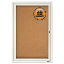 Quartet® wholesale. Enclosed Bulletin Board, Natural Cork-fiberboard, 24 X 36, Silver Aluminum Frame. HSD Wholesale: Janitorial Supplies, Breakroom Supplies, Office Supplies.