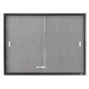 Quartet® wholesale. Enclosed Bulletin Board, Fabric-cork-glass, 48 X 36, Gray, Aluminum Frame. HSD Wholesale: Janitorial Supplies, Breakroom Supplies, Office Supplies.