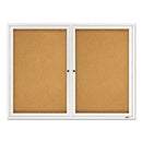 Quartet® wholesale. Enclosed Bulletin Board, Natural Cork-fiberboard, 48 X 36, Silver Aluminum Frame. HSD Wholesale: Janitorial Supplies, Breakroom Supplies, Office Supplies.