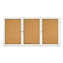 Quartet® wholesale. Enclosed Bulletin Board, Natural Cork-fiberboard, 72 X 36, Silver Aluminum Frame. HSD Wholesale: Janitorial Supplies, Breakroom Supplies, Office Supplies.