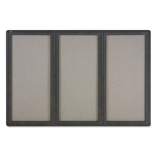Quartet® wholesale. Enclosed Fabric-cork Board, 72 X 48, Gray Surface, Graphite Aluminum Frame. HSD Wholesale: Janitorial Supplies, Breakroom Supplies, Office Supplies.