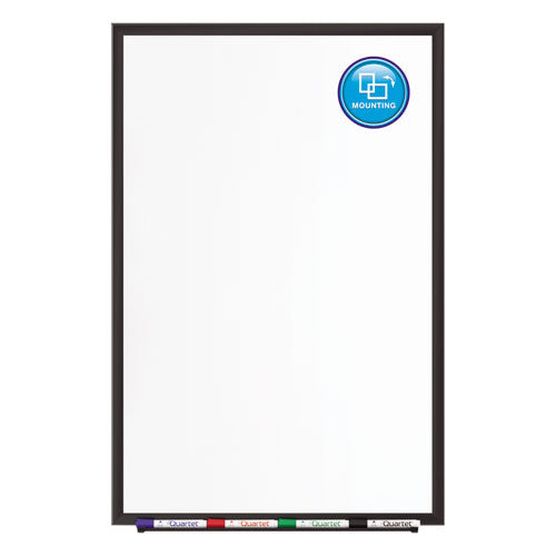 Quartet® wholesale. Classic Porcelain Magnetic Whiteboard, 36 X 24, Black Aluminum Frame. HSD Wholesale: Janitorial Supplies, Breakroom Supplies, Office Supplies.