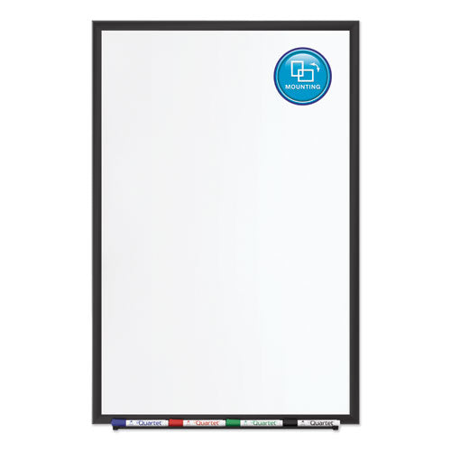 Quartet® wholesale. Classic Porcelain Magnetic Whiteboard, 48 X 36, Black Aluminum Frame. HSD Wholesale: Janitorial Supplies, Breakroom Supplies, Office Supplies.