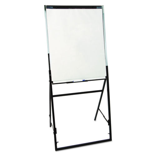 Quartet® wholesale. Futura Dry Erase Presentation Easel, Melamine, 26 X 35, White, Black Frame. HSD Wholesale: Janitorial Supplies, Breakroom Supplies, Office Supplies.