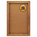 Quartet® wholesale. Enclosed Bulletin Board, Natural Cork-fiberboard, 24 X 36, Oak Frame. HSD Wholesale: Janitorial Supplies, Breakroom Supplies, Office Supplies.
