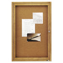 Quartet® wholesale. Enclosed Bulletin Board, Natural Cork-fiberboard, 24 X 36, Oak Frame. HSD Wholesale: Janitorial Supplies, Breakroom Supplies, Office Supplies.