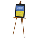Quartet® wholesale. Lightweight Tripod Floor Easel, 64" High, Natural Oak. HSD Wholesale: Janitorial Supplies, Breakroom Supplies, Office Supplies.