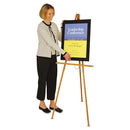 Quartet® wholesale. Lightweight Tripod Floor Easel, 64" High, Natural Oak. HSD Wholesale: Janitorial Supplies, Breakroom Supplies, Office Supplies.