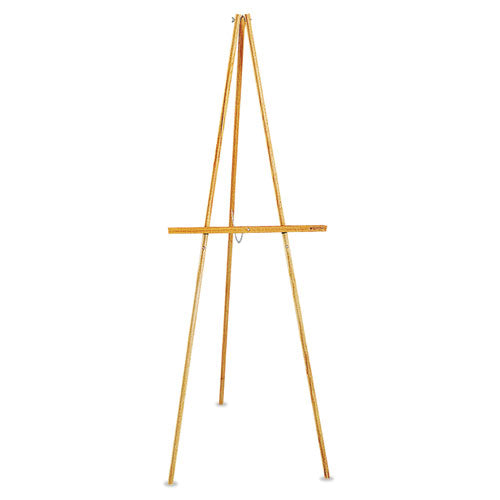 Quartet® wholesale. Lightweight Tripod Floor Easel, 64" High, Natural Oak. HSD Wholesale: Janitorial Supplies, Breakroom Supplies, Office Supplies.