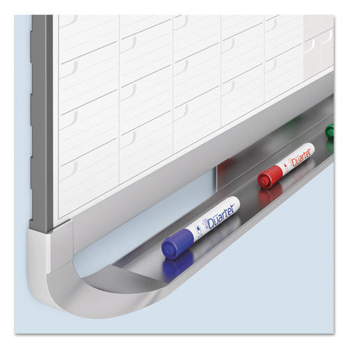 Quartet® wholesale. Prestige 2 Magnetic Total Erase 4-month Calendar, 36 X 24, Graphite Color Frame. HSD Wholesale: Janitorial Supplies, Breakroom Supplies, Office Supplies.