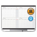 Quartet® wholesale. Prestige 2 Magnetic Total Erase 4-month Calendar, 48 X 36, Graphite Color Frame. HSD Wholesale: Janitorial Supplies, Breakroom Supplies, Office Supplies.