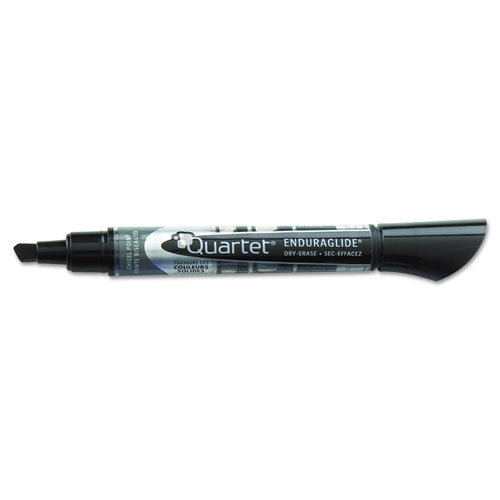 Quartet® wholesale. Enduraglide Dry Erase Marker, Broad Chisel Tip, Black, Dozen. HSD Wholesale: Janitorial Supplies, Breakroom Supplies, Office Supplies.