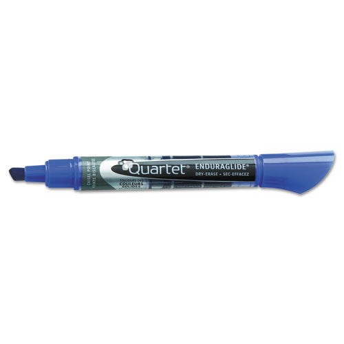 Quartet® wholesale. Enduraglide Dry Erase Marker, Broad Chisel Tip, Blue, Dozen. HSD Wholesale: Janitorial Supplies, Breakroom Supplies, Office Supplies.