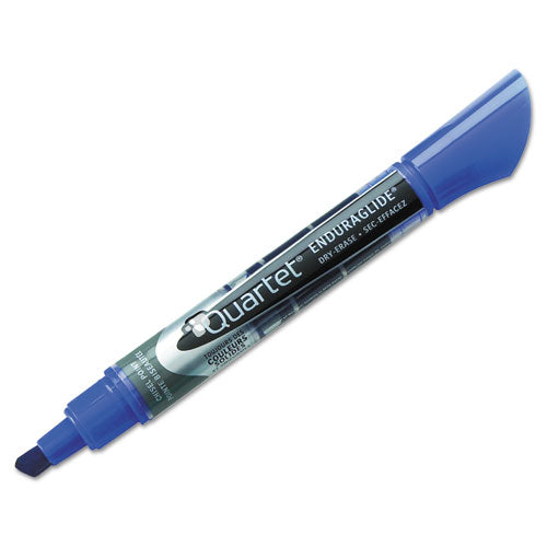 Quartet® wholesale. Enduraglide Dry Erase Marker, Broad Chisel Tip, Blue, Dozen. HSD Wholesale: Janitorial Supplies, Breakroom Supplies, Office Supplies.