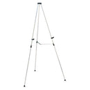 Quartet® wholesale. Lightweight Telescoping Tripod Easel, 38" To 66" High, Aluminum, Silver. HSD Wholesale: Janitorial Supplies, Breakroom Supplies, Office Supplies.