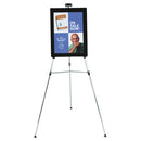Quartet® wholesale. Lightweight Telescoping Tripod Easel, 38" To 66" High, Aluminum, Silver. HSD Wholesale: Janitorial Supplies, Breakroom Supplies, Office Supplies.
