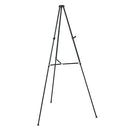 Quartet® wholesale. Lightweight Telescoping Tripod Easel, Adjusts 38" To 66" High, Aluminum, Black. HSD Wholesale: Janitorial Supplies, Breakroom Supplies, Office Supplies.