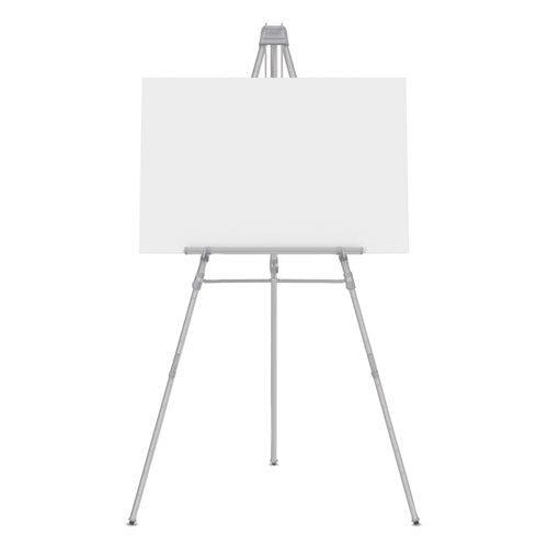 Quartet® wholesale. Aluminum Heavy-duty Display Easel, 38" To 66" High, Aluminum, Silver. HSD Wholesale: Janitorial Supplies, Breakroom Supplies, Office Supplies.