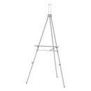 Quartet® wholesale. Aluminum Heavy-duty Display Easel, 38" To 66" High, Aluminum, Silver. HSD Wholesale: Janitorial Supplies, Breakroom Supplies, Office Supplies.