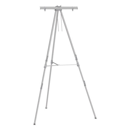 Quartet® wholesale. Aluminum Heavy-duty Display Easel, 38" To 66" High, Aluminum, Silver. HSD Wholesale: Janitorial Supplies, Breakroom Supplies, Office Supplies.