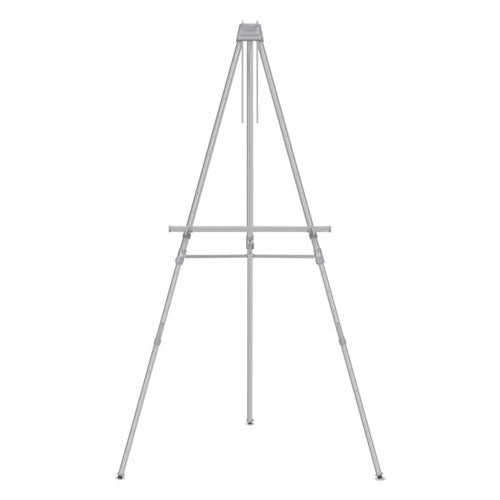 Quartet® wholesale. Aluminum Heavy-duty Display Easel, 38" To 66" High, Aluminum, Silver. HSD Wholesale: Janitorial Supplies, Breakroom Supplies, Office Supplies.