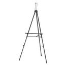 Quartet® wholesale. Aluminum Heavy-duty Display Easel, 38" To 66" High, Aluminum, Black. HSD Wholesale: Janitorial Supplies, Breakroom Supplies, Office Supplies.
