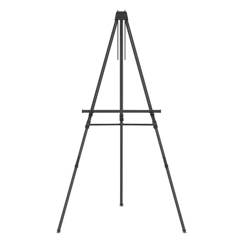 Quartet® wholesale. Aluminum Heavy-duty Display Easel, 38" To 66" High, Aluminum, Black. HSD Wholesale: Janitorial Supplies, Breakroom Supplies, Office Supplies.